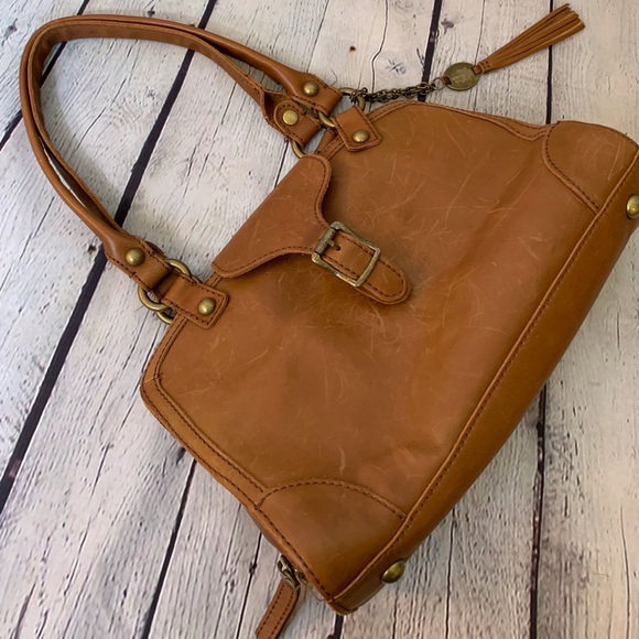 Crown Vintage Handbags - Crown Vintage | Leather Brown Purse
